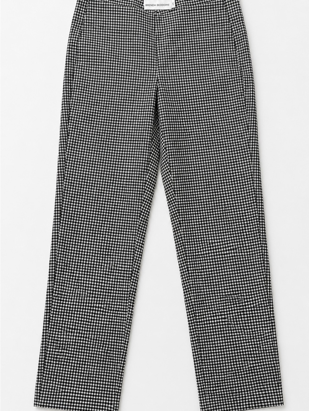 Brenda Beddome Black & White Gingham Cigarette Pant